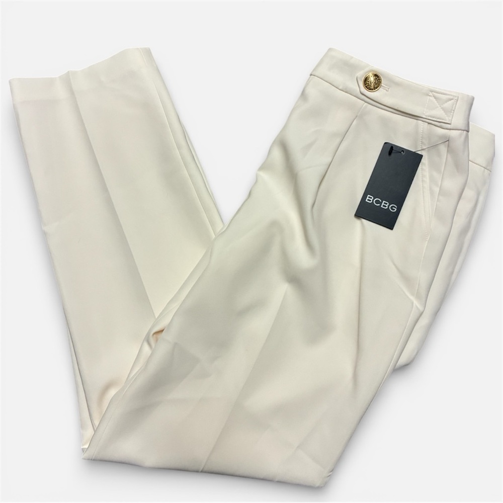 BCBG Womens Wide Leg Trouser Suit Pant- size 6
